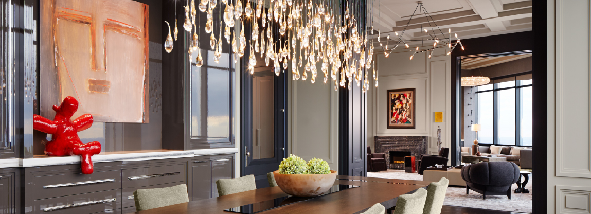 Beautifully lit interior space by AKLD