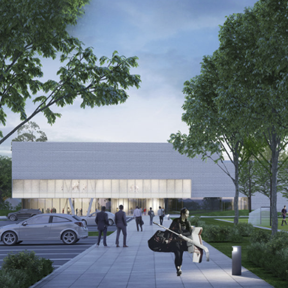 Architectural rendering of Ritz Carlton, downtoen Chicago Illinois