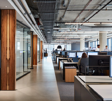 Skender headquarters, interior lighting