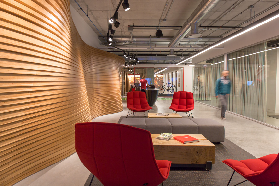 SRAM reception waiting area, interior lighting