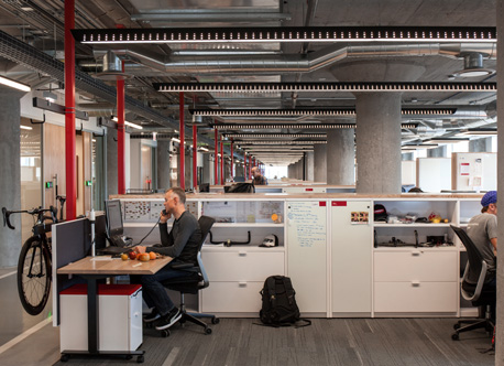 SRAM work space, interior lighting