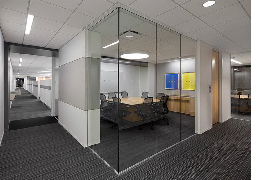 AMA conference room and hallway, interior lighting