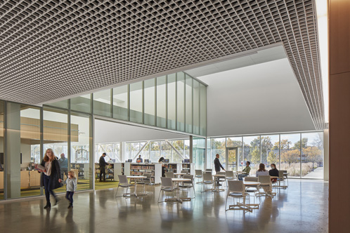 Robert Crown Community Center interior lighting