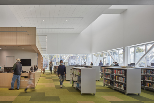 Robert Crown Community Center interior lighting