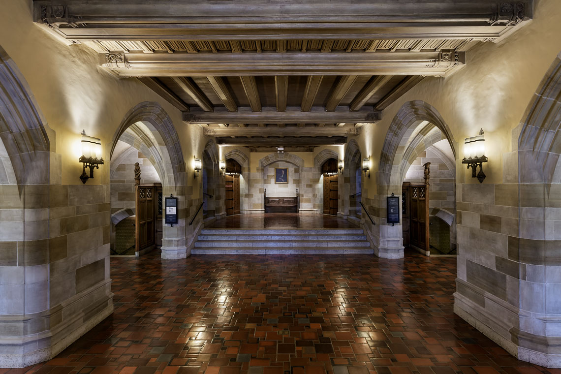 Northwestern University - Deering Library West Entrance Renovation, interior lighting