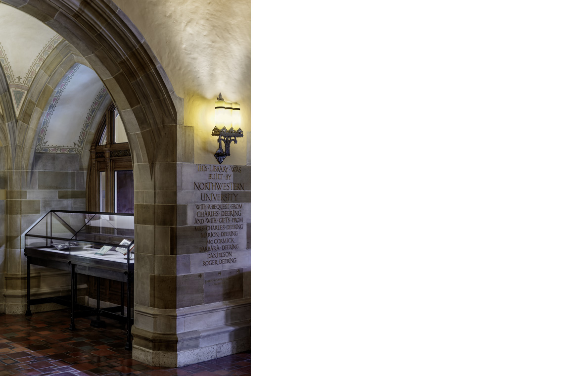 Northwestern University - Deering Library West Entrance Renovation, interior lighting