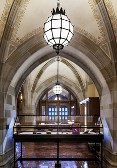 Northwestern University - Deering Library West Entrance Renovation, interior lighting