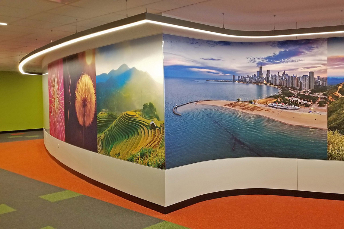North Shore Country Day School, interior lighting