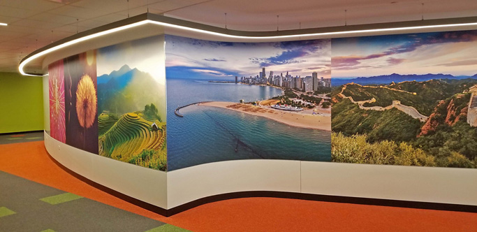 North Shore Country Day School, interior lighting