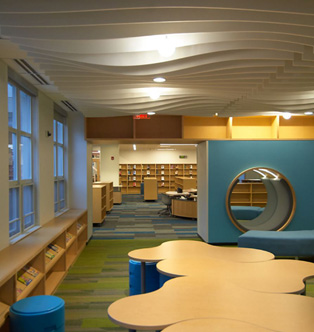 North Shore Country Day School, interior lighting