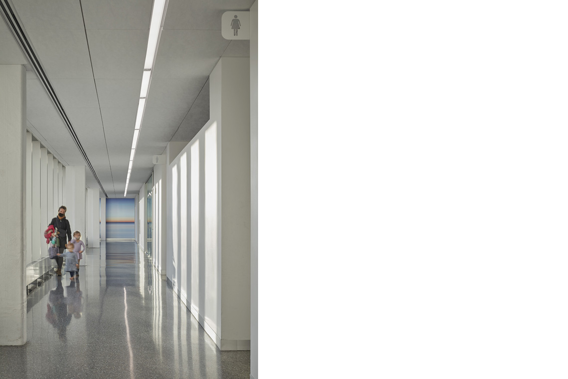 Robert Crown Community Center interior lighting