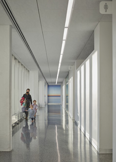 Robert Crown Community Center interior lighting