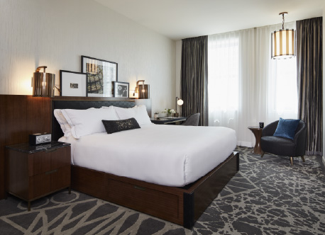 LondonHouse Hotel, hotel room, interior lighting
