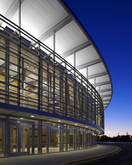 New Faith Baptist Church, exterior lighting