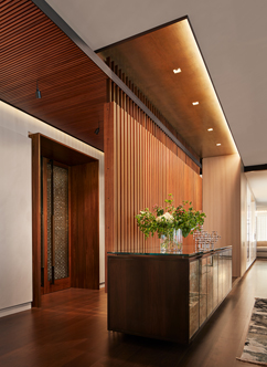 The High-Rise Home Chicago, interior lighting for kitchen space