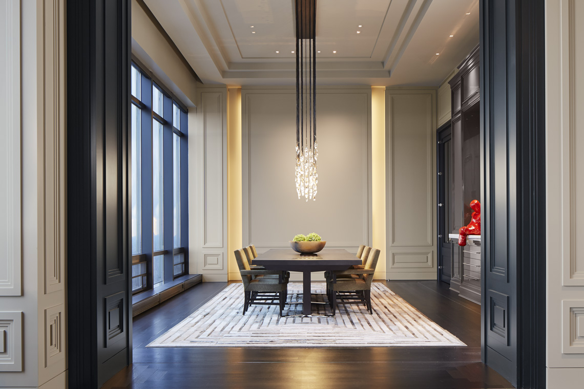 Loews Miami Beach dinning, interior lighting