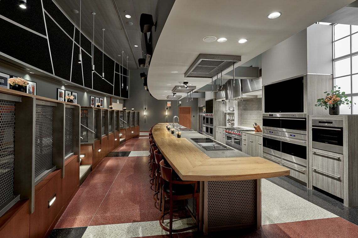 Sub-Zero, Wolf and Cove Showroom, interior lighting