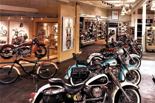 Harley Davidson Showrooms, interior lighting